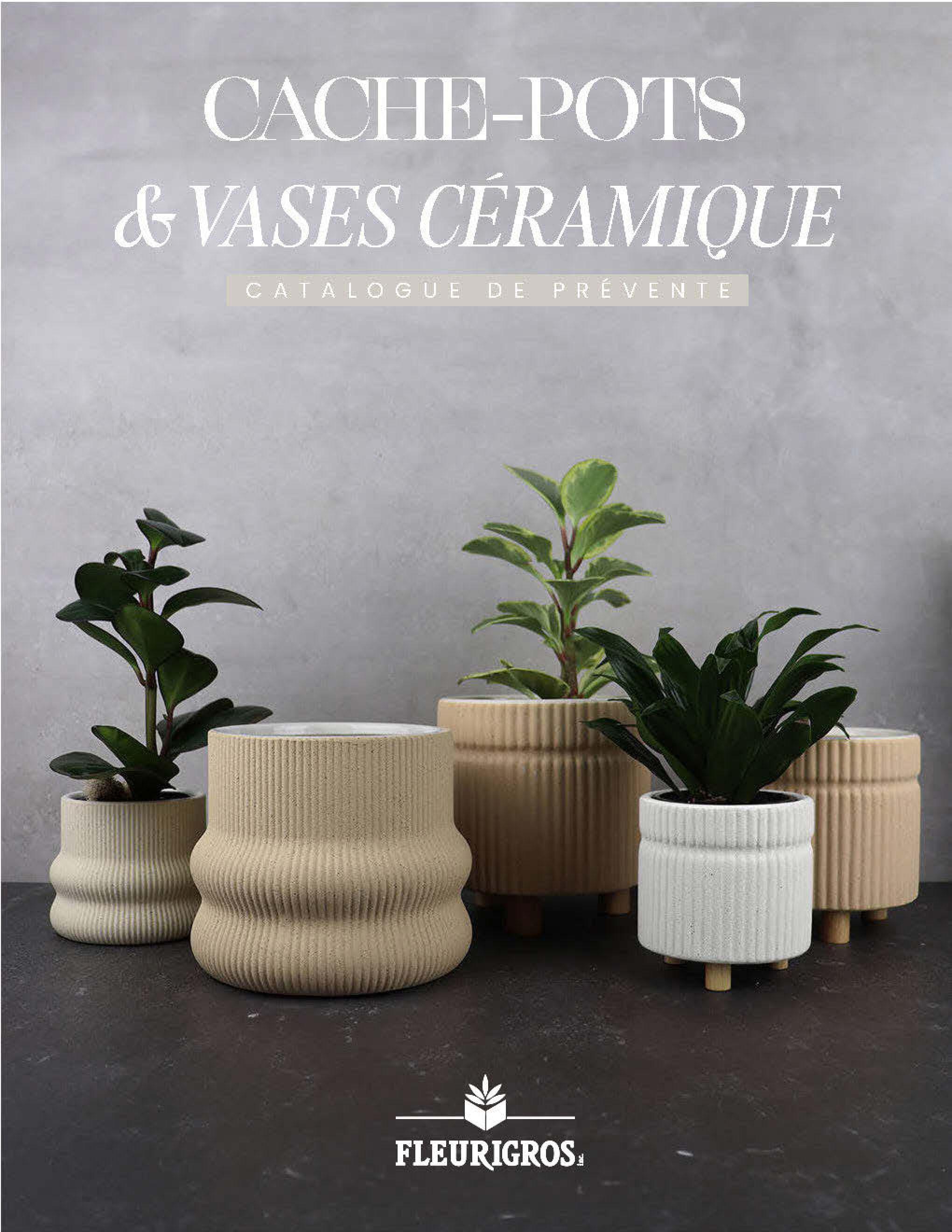 2025 - PRÉVENTE – VASES EN CÉRAMIQUE