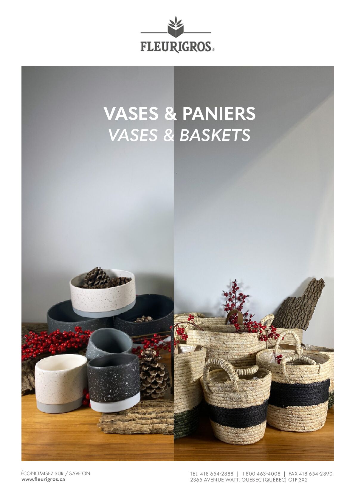 Vases & baskets - 2021 New collection