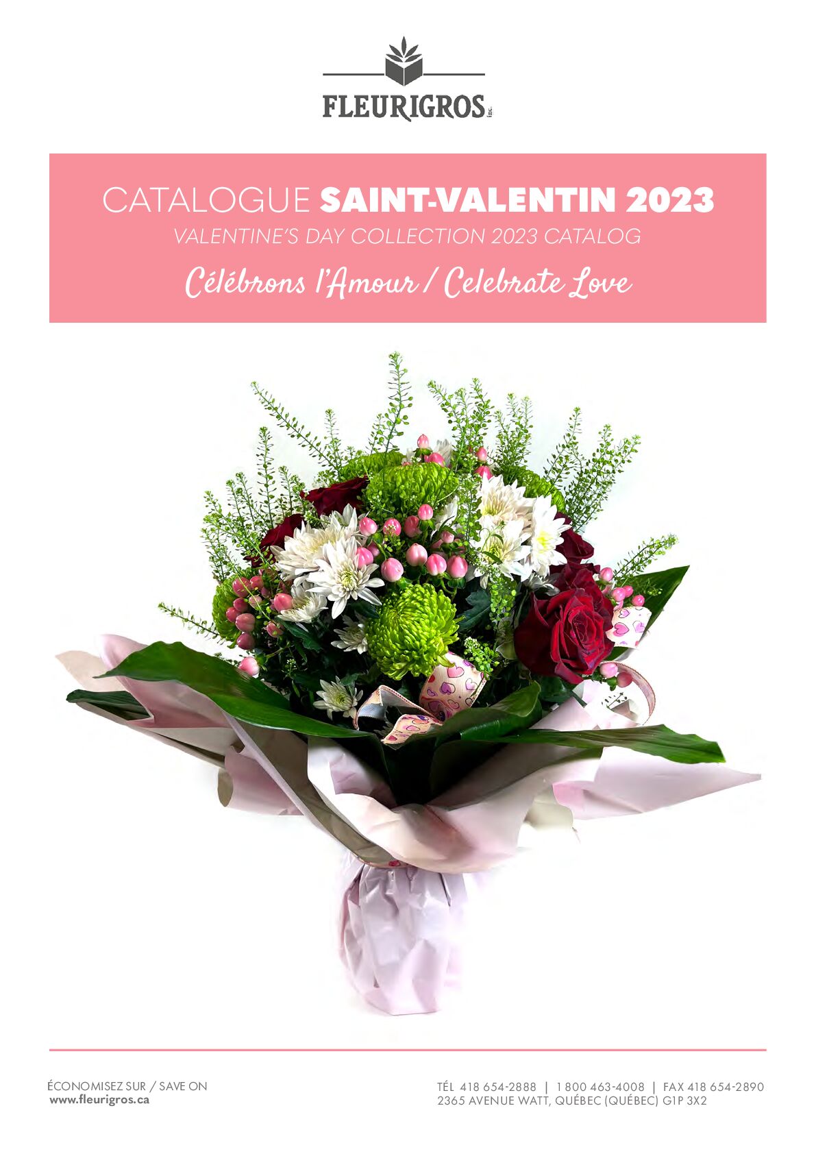 Saint-Valentin 2023 : Célébrons l'Amour!